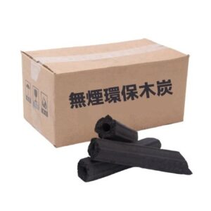 10KG 環保無煙木炭棒｜高密度長燃型｜六角/四角炭棒｜無煙無毒｜戶外燒烤專用
